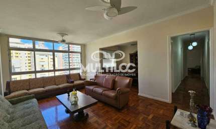 Apartamento para aluguel, 3 quartos no bairro Gonzaga em Santos