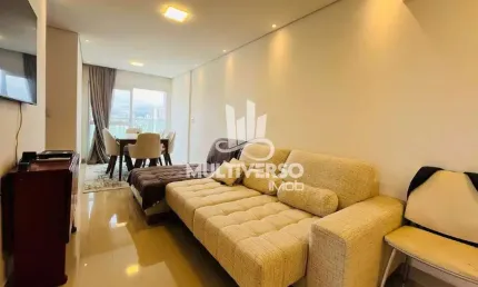 Apartamento 2 dormitórios com varanda e lazer próximo a praia no embaré em santos