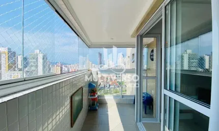 Apartamento sensacional com lazer completo vista livre no campo grande em santos