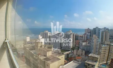 Apartamento 2 dorm varanda gourmet e vista mar na vila tupi - excelente localização!