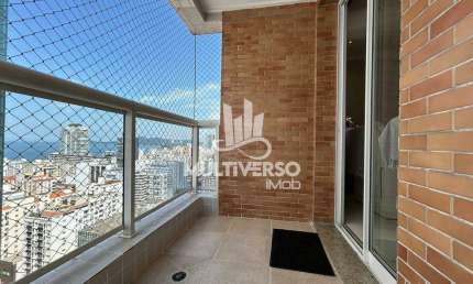Apartamento para aluguel, 2 quartos no bairro Gonzaga em Santos