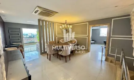 Cobertura à venda, 3 quartos no bairro gonzaga em santos