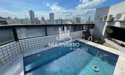 Cobertura Duplex com 4 dormitórios e 2 Suítes na Ponta da Praia em Santos