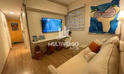 Apartamento à venda, 1 quarto no bairro ponta da praia em santos