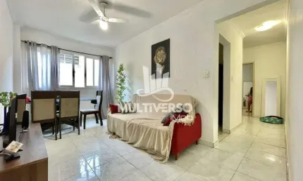 Apartamento à venda, 1 quarto no bairro marapé em santos