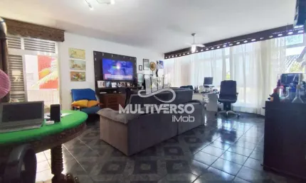 Frente mar na pompeia – 3 dormitórios (1 suíte) - vaga demarcada - 179m²