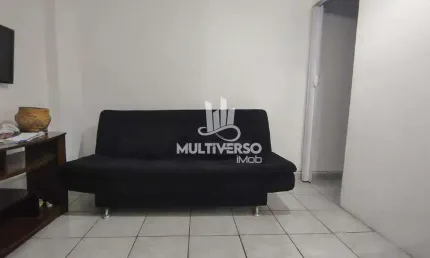Kit Net 45m², cozinha americana, revertido para 02 dormitórios, elevador e próximo à praia R$330.000,00