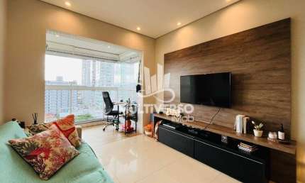 Apartamento 1 dormitório porteira fechada lazer completo no Embaré em Santos