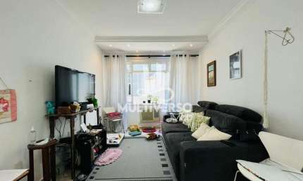 Excelente apartamento 2 dormitórios + dependência completa no Campo Grande em Santos