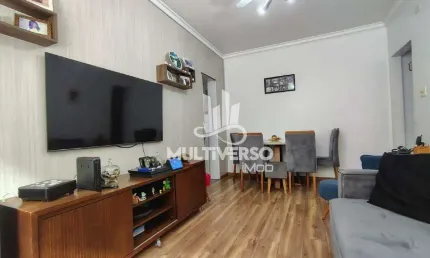 Apartamento 02 dormitórios, embaré, próximo ao mar, 02 banheiros, vaga, ótima localização , r$540.000,00