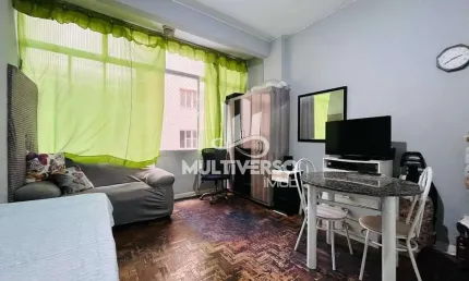 Apartamento à venda, 1 quarto no bairro pompeia em santos