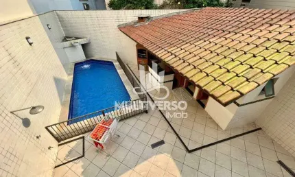 Sobrado de luxo , boqueirão, 03 dormitórios sendo 03 suítes, 4 vagas, 300m² ,piscina e churrasqueira, r$1.922.000,00