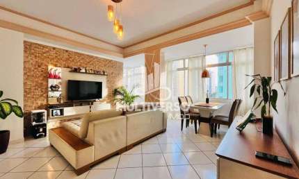Excelente apartamento 3 dormitórios Vista mar frente praia José Menino em Santos