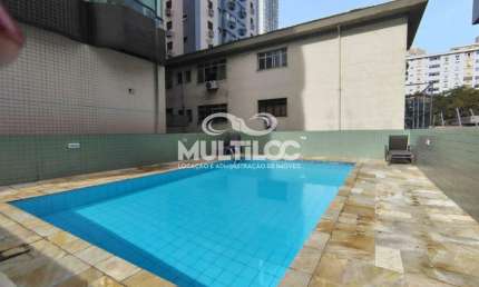 03 Dormitórios sendo 01 Suíte + Dependência , Gonzaga , 137m², Piscina, Salão de Festas, Portaria 24h, Pacote R$6.000,00