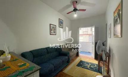 Apartamento à venda, 1 quarto no bairro josé menino em santos
