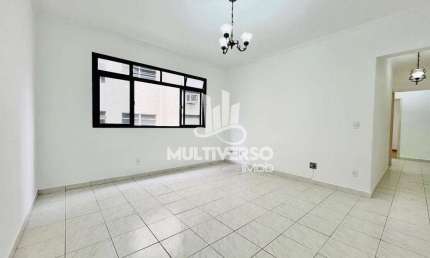 Apartamento excelente 2 dormitórios elevador e vaga no Campo Grande em Santos