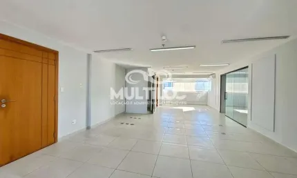 Sala comercial para aluguel, no bairro vila mathias em santos