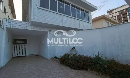 Casa para aluguel, 3 quartos no bairro ponta da praia em santos