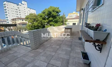 Casa para aluguel, 3 quartos no bairro Campo Grande em Santos