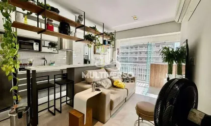 Apartamento à venda, 1 quarto no bairro vila mathias em santos
