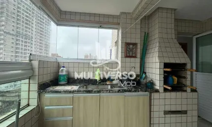 Apartamento à venda, 3 quartos no bairro aviação em praia grande