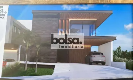 Casa em condominío para venda com 420 m² e 4 quartos em condomínio lago sul, bauru - sp