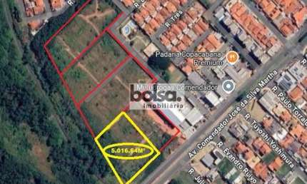 Terreno comercial à venda no Jardim Estoril, Bauru 
