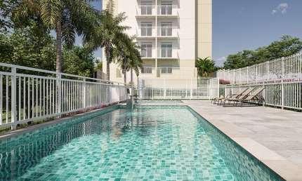 LINDO APARTAMENTO 2 DORMITÓRIOS COM VARANDA NA REGIÃO DE INTERLAGOS