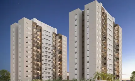 O condomínio residencial unni felicitá 3 dorm e 1 vaga