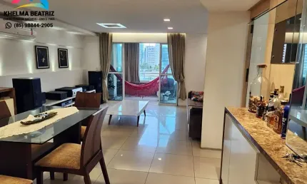 Vendo amplo apartamento, 3 suítes, todo avarandado, 1 por andar, Aldeota
