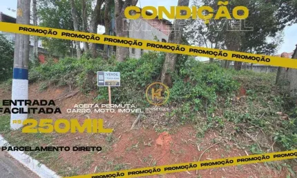 Terreno à venda, 465 m² por R$ 250.000 - Nova Paulista - Jandira/SP Parque Nova Jandira