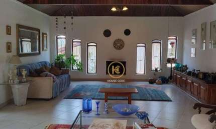 Casa térrea estilo rústico, no Condomínio Granja Caiapiá Cotia SP