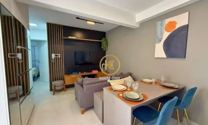 Apartamento Mobiliado 2 Quartos (1 Suíte) – Pronto para Morar e Porteira Fechada no Parque das Nações, Santo André