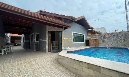 Casa com 3 dormitórios para alugar, 120 m² por R$ 3.800,00/mês - Jardim Imperador - Peruíbe/SP