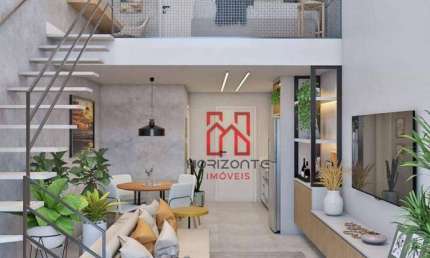 Loft com 1 dormitório à venda, 45 m² por R$ 501.595,02 - Santa Mônica - Florianópolis/SC