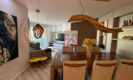 Apartamento com 3 dormitórios, 105 m² - venda por r$ 1.800.000,00 ou aluguel por r$ 14.890,00/ano - jurerê internacional - florianópolis/sc