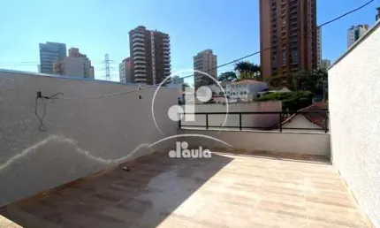 Apartamento garden com elevador na Vila Bastos com 2 quartos, 2 suítes, 1 sala, 2 banheiros, 2 vagas e elevador