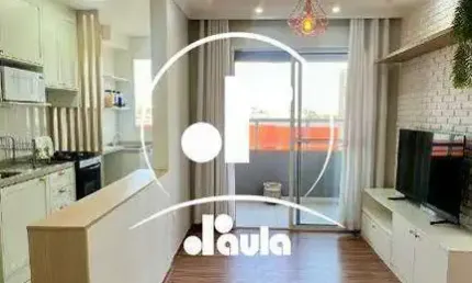 Apartamento 50 m² semi mobiliado , 2 Dormitorios , 1 Vaga na Vila Metalúrgica, Santo Andre.