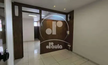 Sala comercial 55m² com 1 vaga, para alugar na vila bastos em santo andré.