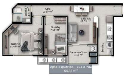 Apartamento à venda no bairro Carvoeira em Florianópolis