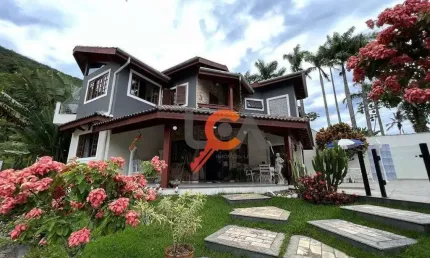 Casa com 4 dormitórios à venda, 3500 m² por r$ 4.100.000,00 - praia da tabatinga - ubatuba/sp