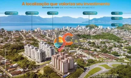Apartamento com 2 dormitórios à venda, 61 m² por R$ 334.889,15 - Martim de Sá - Caraguatatuba/SP