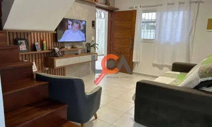 Sobrado com 2 dormitórios à venda, 98 m² por R$ 580.000,00 - Jardim Jaqueira - Caraguatatuba/SP