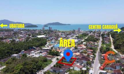 Área à venda, 810 m² por R$ 800.000 - Massaguaçu - Caraguatatuba/SP