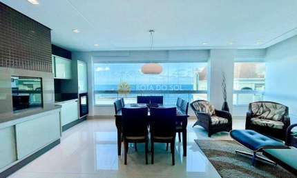 Beira Mar Apartamento Vista Mar 4 Suítes na Meia Praia