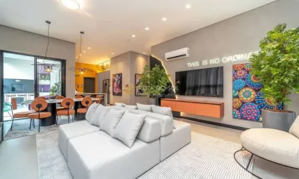 Canvas Apartamento Decorado  Quadra Mar 4 Suítes em Meia Praia Itapema