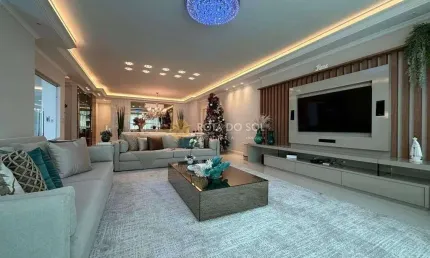 Atlantic Paradise apartamento mobiliado 4 suítes 3 vagas na Meia Praia