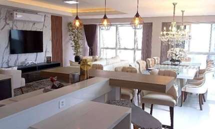 Ocean Tower apartamento 4 suítes e 3 vagas na Meia Praia