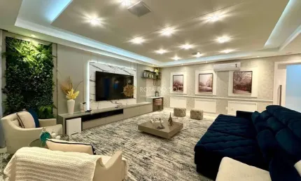 Imperial palace apartamento mobiliado com 5 suítes e 3 vagas na meia praia