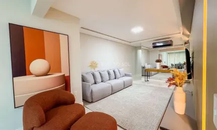 Joia do oceano apartamento mobiliado 4 suítes em meia praia itapema